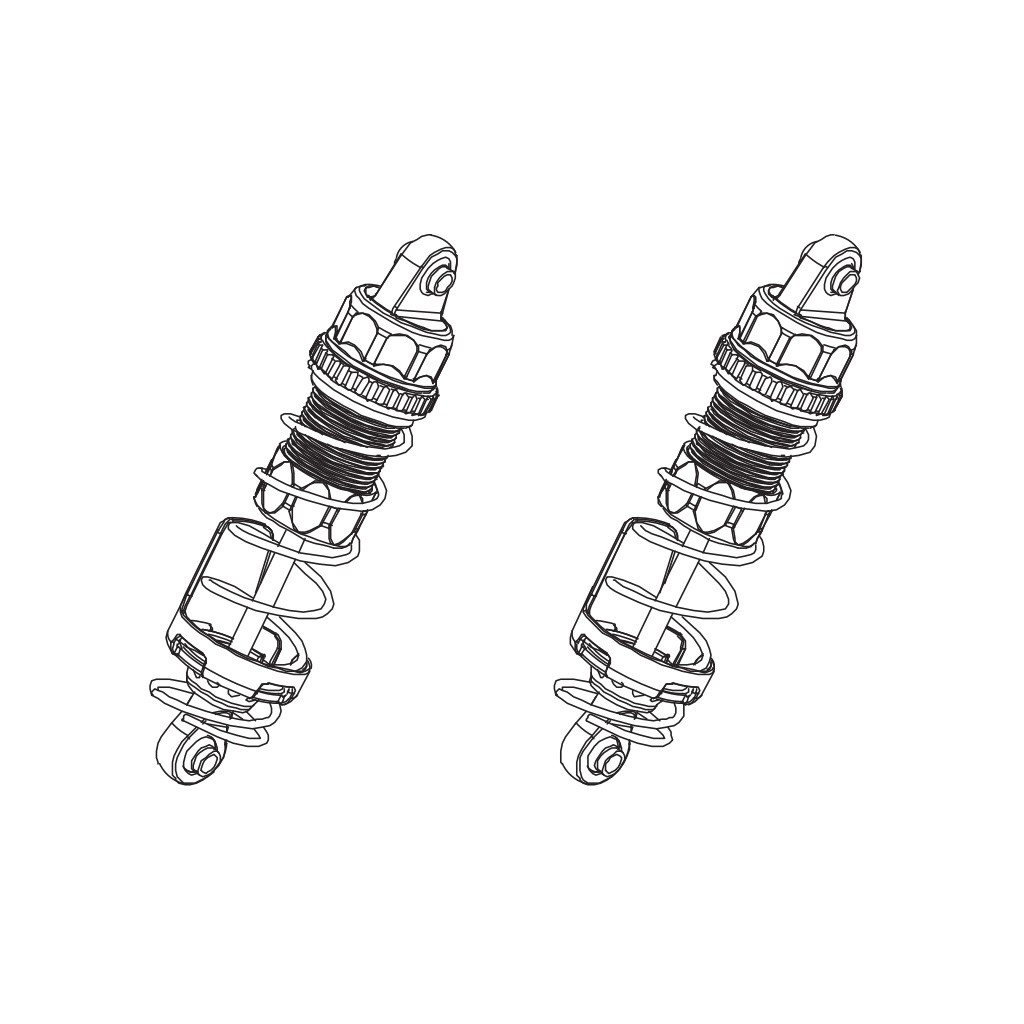 PD Racing Rr. Shock Absorber 2PCS