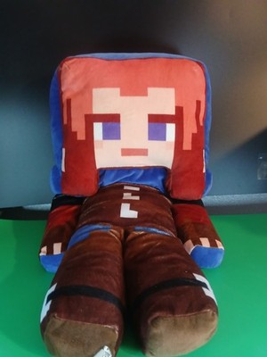 Minecraft Plush Toy Large Pixelated Character Used