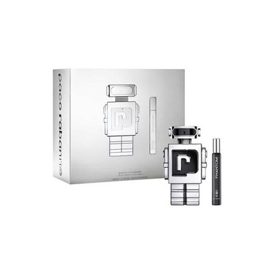 PACO RABANNE PHANTOM 2 PCS SET MEN: 5.1 EDT SPRAY + 0.34 EDT SPRAY