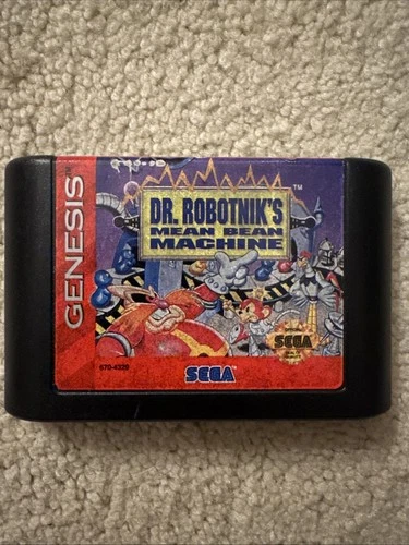 Dr. Robotnik's Mean Bean Machine (Sega Genesis, 1993) Cartridge Only - Tested