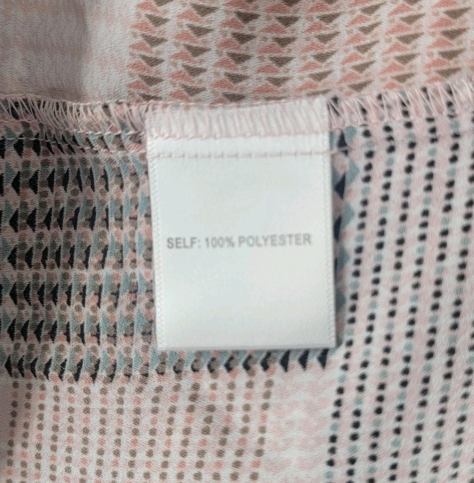 Rose + Olive Womens Top Patchwork Button Up Size … - image 4