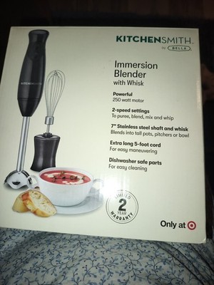 Brand New Kitchensmith by Bella Immersion Blender with Whisk