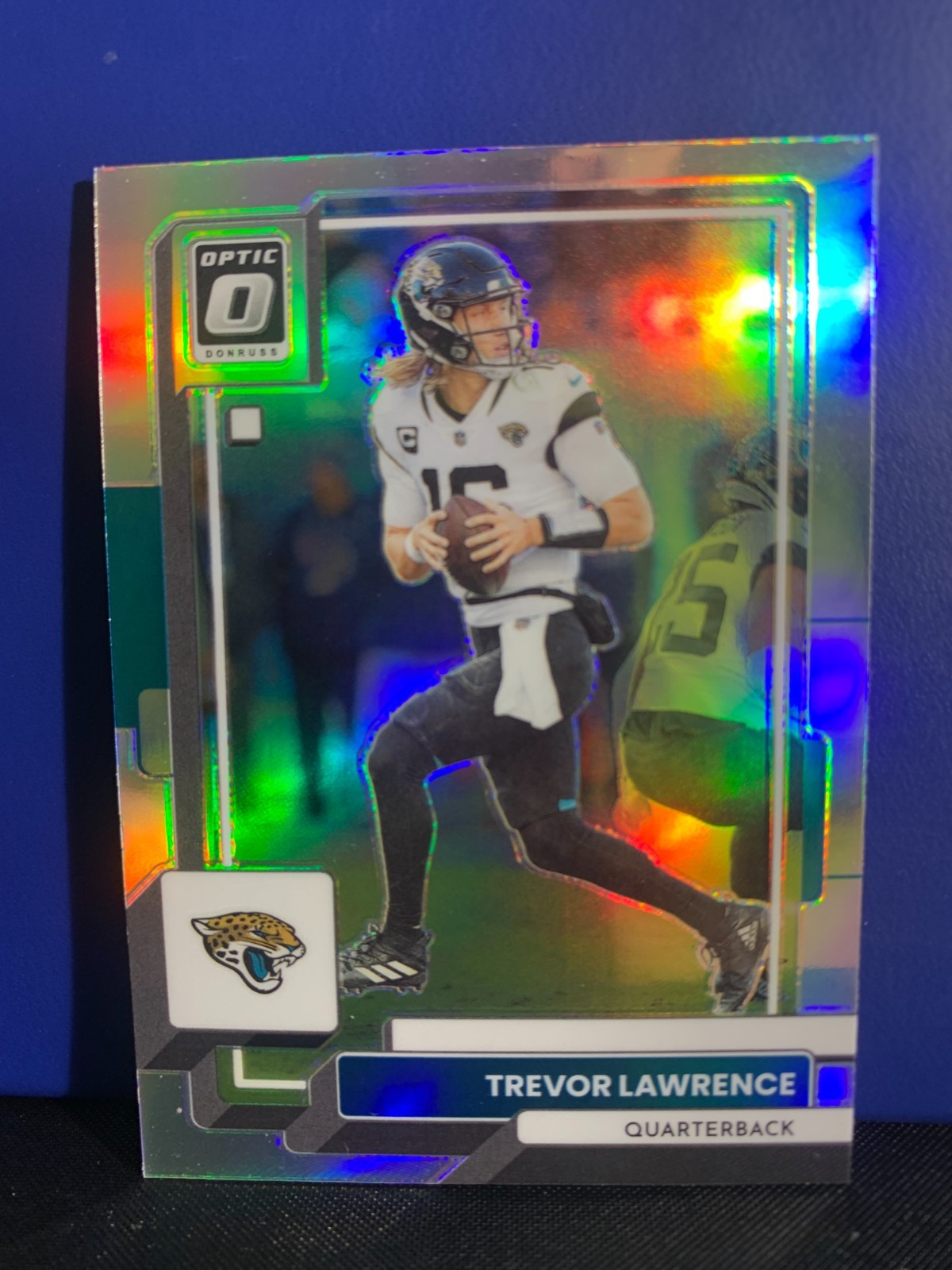 2022 Panini Donruss Optic Trevor Lawrence Silver Holo Prizm No. 88