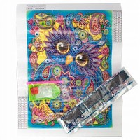 Diamantstickerei Mandala 7D Mosaik Eule 30X40 Cm