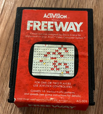 Vintage Freeway Atari 2600, 1981 Authentic Game Cartridge Only