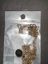 Round Letter Stainless Steel Plating Necklace Letter  S  X2