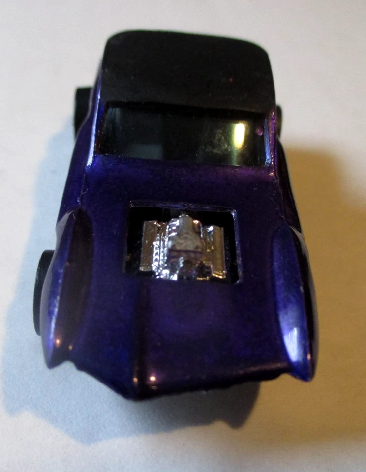 1967 MATTEL HOT WHEELS REDLINE PYTHON- PURPLE W BUTTON- HK-HIGH END EXAMPLE - Image 3 of 4