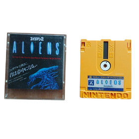 Nintendo Famicom Disk System Alien 2 Promo Game Tested Very Rare Collectible