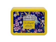 Ahmad Tea Floral Tea Tin Gift Yellow Caddy En...