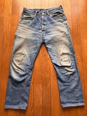 Warehouse Co 1105 12oz W32 Selvedge Tapered Indigo Denim Jeans Made In JAPAN 