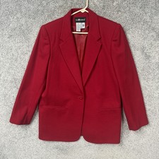 Sag Harbor Blazer 14 Wool Blend Corporate Business Professional Career Wear