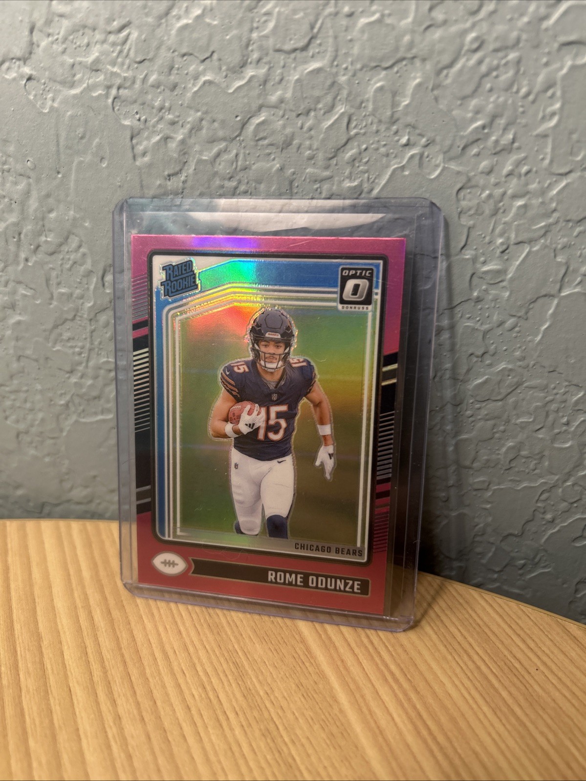 2024 Panini Donruss Optic - Rated Rookie Rome Odunze #286 Pink Prizm (RC)