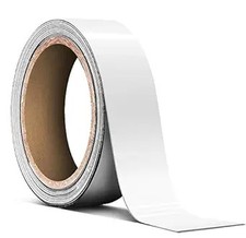 Ultra Gloss White Air-Release Adhesive Vinyl Pinstripe Tape Ro Size: 1  x 20ft