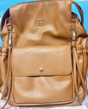 Ms Fong Diaper Bag Vegan Brown Leather