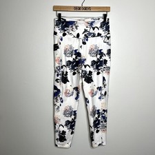 Marika White Floral Patterned Leggings
