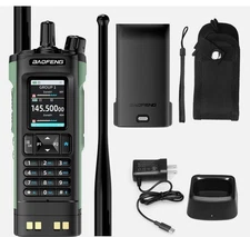 BAOFENG UV32 Amateur Walkie Talkie USB Type C Aviation Radio GPS Bluetooth APP