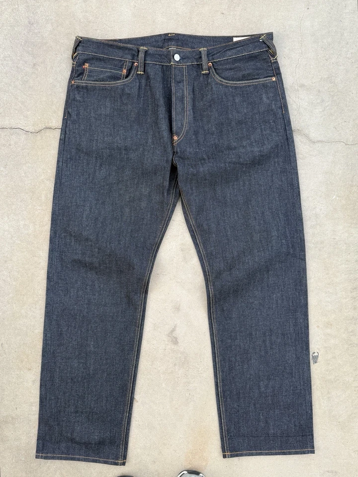 Jeans Evisu tamanho 38 jeans selvedge japonês basicamente novo usado apenas algumas vezes - Imagem 4 de 4