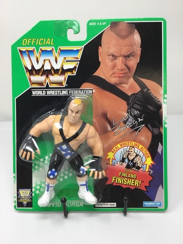 1994 Hasbro WWF Ludvig Borga Wrestling Action w/ F...