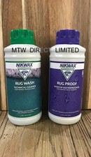 1 LITRE Nikwax Rug Wash Detergent and Rug Proof Waterproofing for Horse Blanket