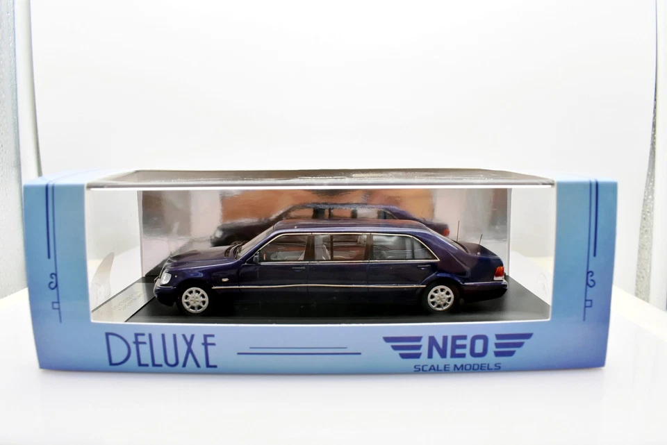 Modellino auto scala 1:43 mercedes benz W 140 S600L pullman NEO modellismo - Immagine 2 di 4