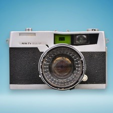 Petri 7S 35mm Film Rangefinder Camera w/ 45mm f1.8 Lens - Untested