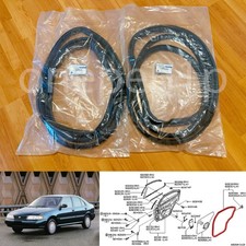 para Nissan Sentra B14 Sunny 4D Puerta Trasera Resistente Goma Sello