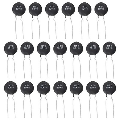 20 Pcs NTC 5D-15 5 Ohm MF72 Negative Temperature Coefficient Thermistor