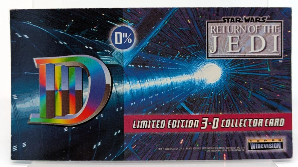 Star Wars ROTJ Admiral Ackbar Diii/0 Lenticular 3D Widevision Chase Card | 1995 - Image 2 of 2