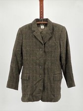 90's Harve Benard single breasted herringbone 4 button women's blazer size 8