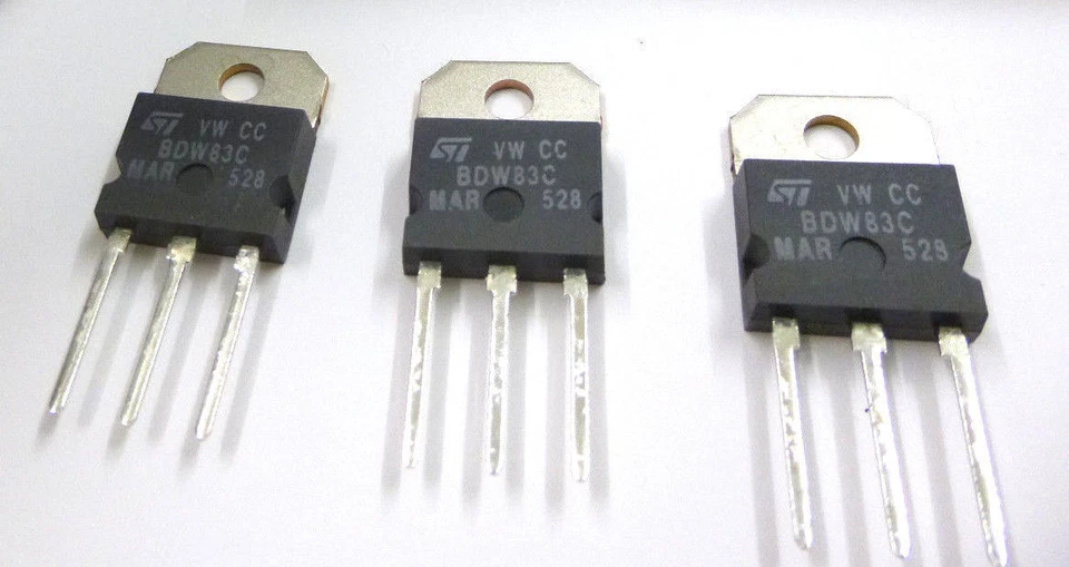 300 pieces BDW83C POWER TRANSISTOR 100V 15A TO-218 = BDW83 SGSD100 BDV67 BDV67A - Image 4 of 4