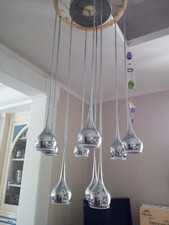 Lampadario Design Angelo Brotto Esperia Space Age Loft Industrial vintage 70