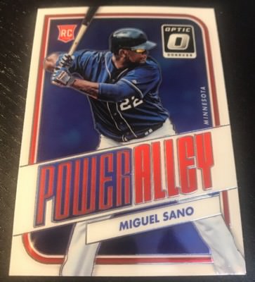 MIGUEL SANO - 2016 Donruss Optic POWER ALLEY Insert #PA5 - MINNESOTA TWINS