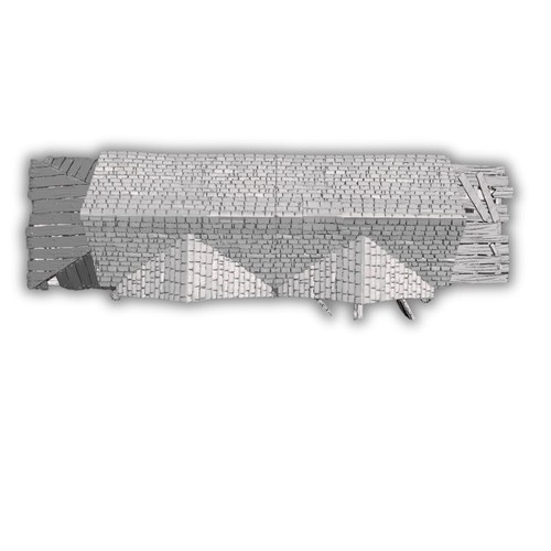 Medieval stable 22.7 inches long 1:35 scale model kits DIY terrain wargame - Picture 5 of 7