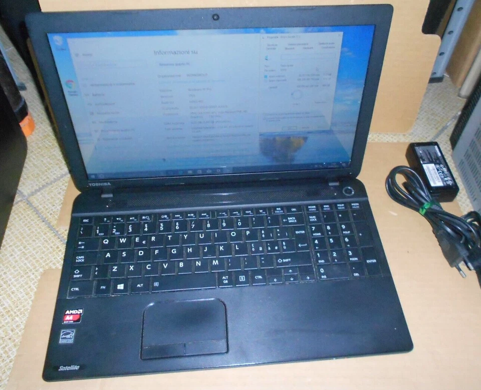 NOTEBOOK TOSHIBA C50D cpu AMD A4-5000  -  4GB RAM - Hdd 500GB - Immagine 3 di 4
