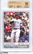 Gleyber Torres SP BGS 10: 2018 Topps Now SP Pristine Rookie Gisto #804 POP 2
