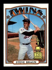 1972 TOPPS BASEBALL 174 TO 359 / SEE DROP DOWN MENU FOR CARD YOU WILL RECEIVE.
