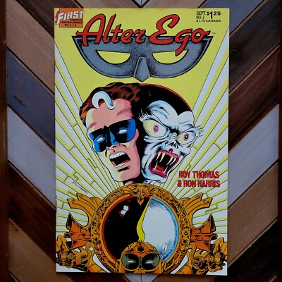 ALTER EGO #3 (First Publishing, 1986) Secret Origins of Alter Ego & Crimson Claw