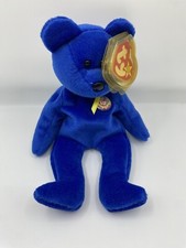 Kuscheltier Ty Beanie Babys Teddy Clubby Blau...