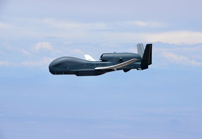 RQ-4 Global Hawk (Blue Skies)  POSTER 24 X 36 Inches U.S. Military Aircraft