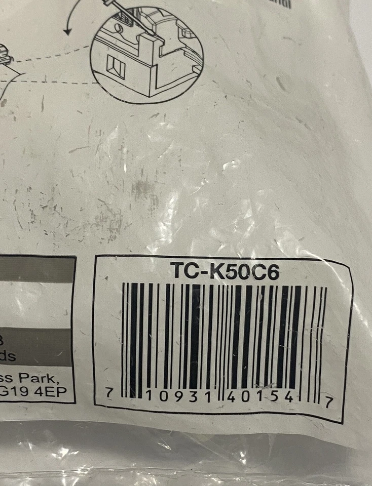 TRENDnet Kat6 Keystone Jack – 50er-Pack, 90° Winkelanschlussdesign, Farbcodierte - Image 3 of 4