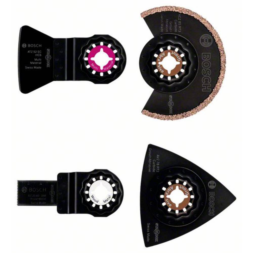Kit di accessori per multiutensile 4 parti Bosch Accessories Adatto per marchio