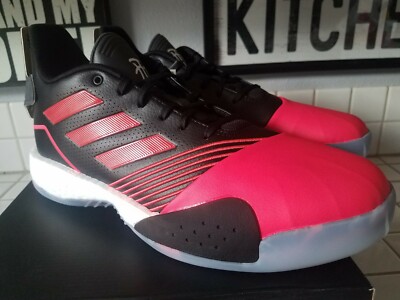 Adidas TMAC Millennium Tracy McGrady Black Red EE3730 Rockets Basketball Size 8