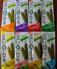 Wild Herbal Flavored  Papers Wraps Variety Sampler 8/4ct Packs=32pc