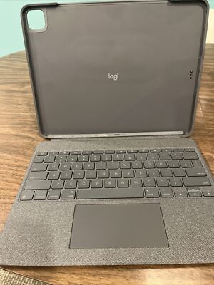 Logitech COMBO TOUCH - GREY -for 11” iPad | eBay