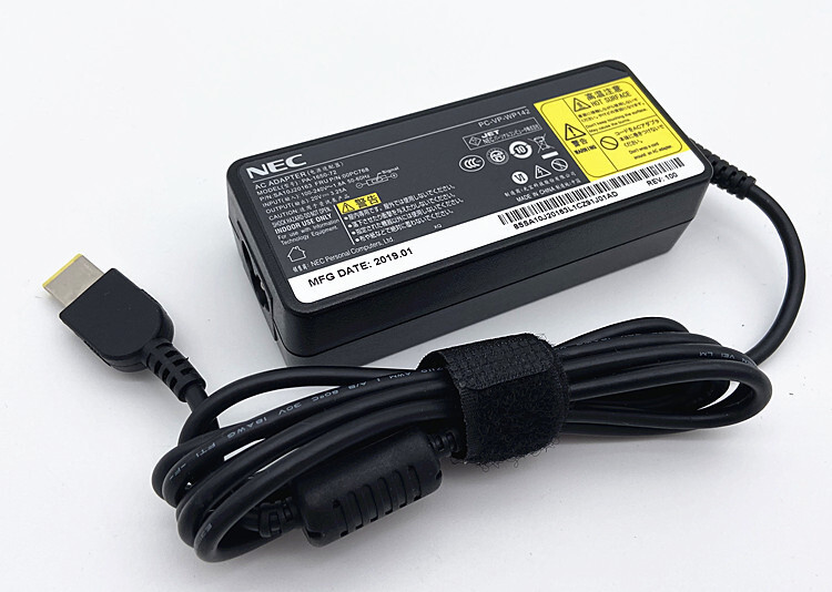 NEC LL550/WとT350/56AB NEC Laptop AC Power Adapter 65W Output 20V 3.25A Square Port PA