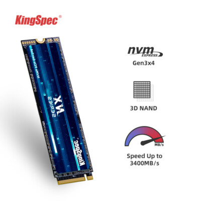 KingSpec NVMe PCIe Gen3x4 SSD 2280 128GB 256GB 512GB Solid State