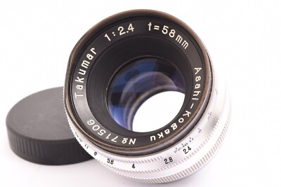Asahi Kogaku Takumar 58mm f2.4 for asahiflex #71506 kjm 240505 | eBay