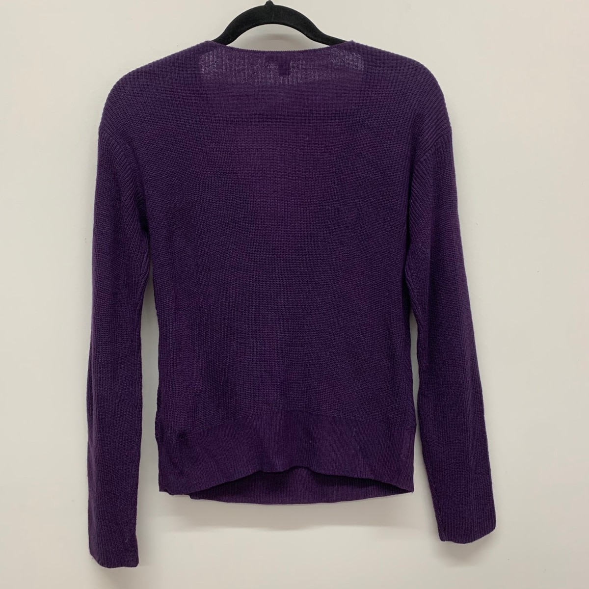 Bar III Women's Top XS Surplice V Neck Pullover Knit Sweater