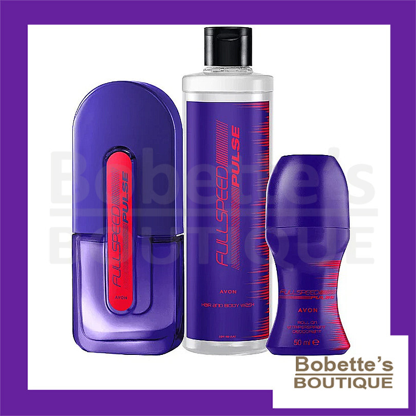 Parfum Full Speed Pulse Avon - Rituel Fraîcheur Agrumes Après le Sport