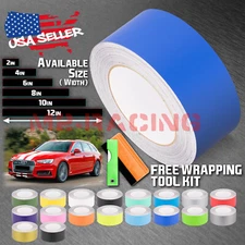 Matte Color Racing Stripes Vinyl Wrap Decals For Audi A4 Stripe 25FT / 50FT Long